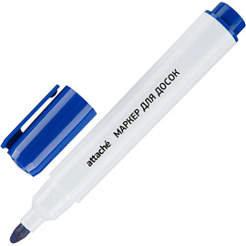 Маркер для белых досок Attache Economy синий (толщина линии 5 мм) круглый наконечник