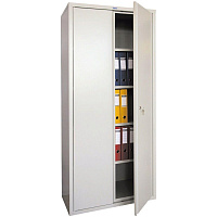 Шкаф для бумаг Практик АМ 1891 (серый, 915x458x1830 мм)