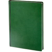 Ежедневник недатированный Attache Velvet искусственная кожа A5+ 136 листов зеленый (146х206 мм)