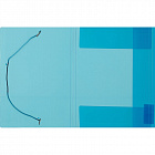 Папка на резинках Attache А5 15 мм пластиковая до 100 листов синяя (толщина обложки 0.6 мм) Фото 0