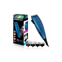 Машинка для стрижки волос ERGOLUX ELX-HC05-C45 черн./син.(15Вт, 220-240В)