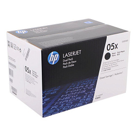 Картридж лазерный HP 05X CE505XD черный оригинальный повышенной емкости (двойная упаковка)