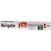 Лампа люминесцентная Navigator NTL-T5-08-840-G5 8 Вт T5 4200К G5 (94107)