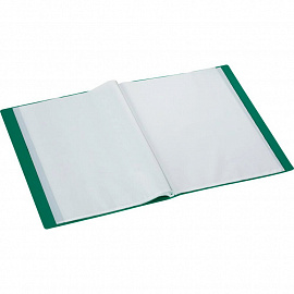 Папка файловая на 60 файлов Attache A4 17 мм зеленая (толщина обложки 0.7 мм)
