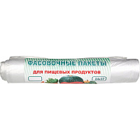 Пакет фасовочный ПНД 8 мкм 24х37 см (100 штук в упаковке)