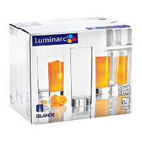 Набор стаканов (коллинз) Luminarc Исландия стеклянные высокие 330 мл (6 штук в упаковке)