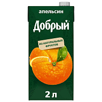 Нектар Добрый апельсиновый 2 л