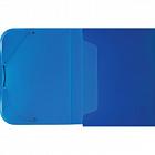 Папка-короб на резинках Attache А4 40 мм пластиковая до 350 листов синяя (толщина обложки 0.45 мм) Фото 0
