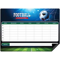 Магнитный планер расписание уроков с маркером А4 ArtSpace "Пиши-Стирай. Football