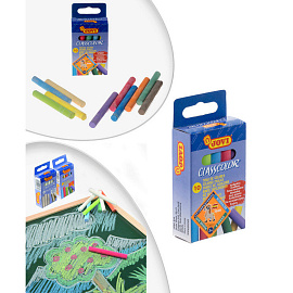 Мел Jovi цветной 10 штук 10 цветов фото Мел Jovi цветной 10 штук 10 цветов