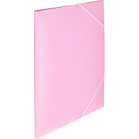 Папка на резинках Attache Акварель А4 20 мм пластиковая до 150 листов розовая (толщина обложки 0.35 мм)