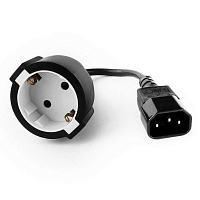 Переходник Cablexpert C14 - евро (PC-SFC14M-01) фото Переходник Cablexpert C14 - евро (PC-SFC14M-01)