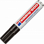 Маркер перманентный Edding E-500/1 черный (толщина линии 2-7 мм) скошенный наконечник Фото 0