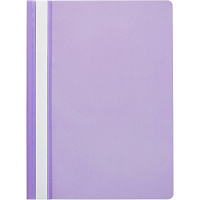 Скоросшиватель пластиковый Attache Economy A4 до 100 листов фиолетовый (толщина обложки 0.11 мм, 10 штук в упаковке)