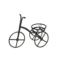 Подставка для цветов Велосипед малый бронзовый антик (22х56х44 см)