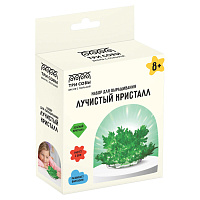 Набор для выращивания кристаллов ТРИ СОВЫ "Лучистый", зеленый