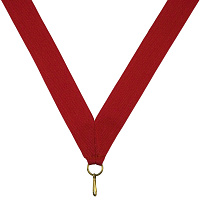 Лента для медалей красная (ширина 24 мм)