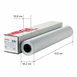 Бумага широкоформатная ProMEGA engineer InkJet (80 г/кв.м, длина 45 м, ширина 610 мм, диаметр втулки 50.8 мм)