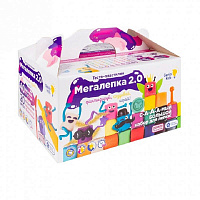 Тесто для лепки Genio Kids Мегалепка 20 цветов 50 г с аксессуарами