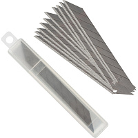 Лезвия сменные для канцелярских ножей Attache Selection Genius 9 мм сегментированные (10 штук в упаковке)