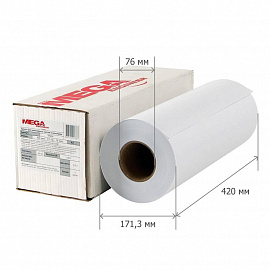 Бумага широкоформатная ProMEGA engineer (80 г/кв.м, длина 175 м, ширина 420 мм, диаметр втулки 76 мм)