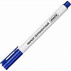 Маркер перманентный Attache синий (толщина линии 0,5 мм) игольчатый наконечник Фото 0