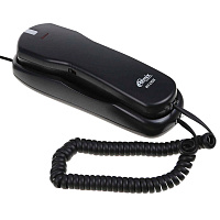 Телефон RITMIX RT-003 black, набор на трубке, быстрый набор 13 номеров, черный, 15118343