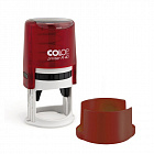 Оснастка для печати круглая Colop Printer Ruby R40 40 мм с крышкой красная Фото 0