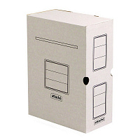 Короб архивный картон Attache 256x100x320 мм белый до 1000 листов (5 штук в упаковке)