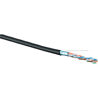 Кабель витая пара Hyperline UUTP4-C5E-S24-OUT-LSZH-BK-500 cat 5e уличный 500 м