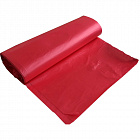 Мешки для мусора на 60 л красные (ПНД, 10 мкм, в рулоне 20 шт, 58х68 см) Фото 0