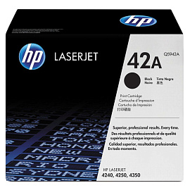 Картридж лазерный HP 42A Q5942A черный оригинальный