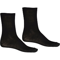 Носки мужские черные без рисунка размер 29 (50 пар в упаковке)