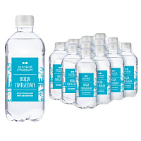 Вода питьевая Деловой Стандарт природная негазированная 0.33 л (12 штук в упаковке)
