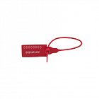 Пломба пластиковая номерная 330 мм красная (50 штук в упаковке) Фото 2