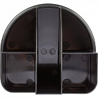 Подставка-органайзер для канцелярских принадлежностей Attache Авангард 5 отделений черная 10.8x13.2x12.2 см Фото 3