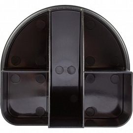 Подставка-органайзер для канцелярских принадлежностей Attache Авангард 5 отделений черная 10.8x13.2x12.2 см