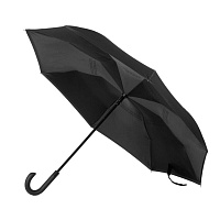 Зонт Inversa полуавтомат черный (908307)