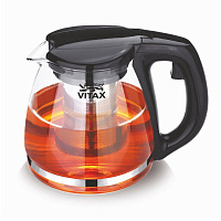 Чайник заварочный Vitax Arundel VX-3301 стеклянный/нержавеющая сталь 1.1 л