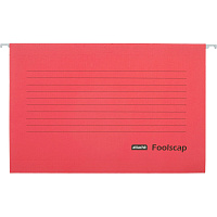 Подвесная папка Attache Foolscap до 200 листов красная (5 штук в упаковке)