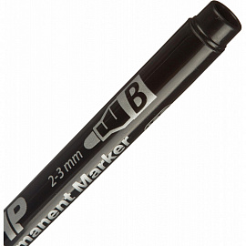 Маркер перманентный ICO Top B черный (толщина линии 3 мм) круглый наконечник