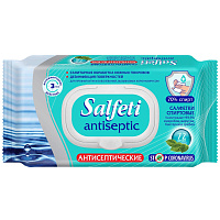 Влажные салфетки антисептические Salfeti 72 штуки в упаковке
