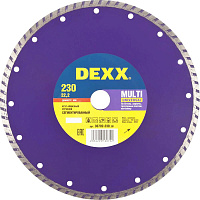 Диск алмазный по мрамору Dexx Multi Universal сегментный 230x2.4 мм (36702-230_z01)