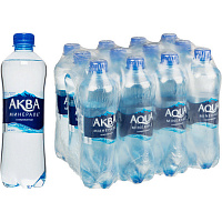 Вода питьевая Aqua Minerale газированная 0.5 л (12 штук в упаковке)