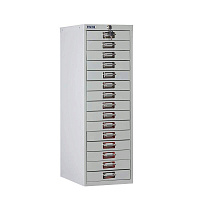 Шкаф Практик MDC-910/15 серый (15 ящиков)