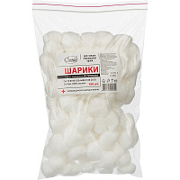 Ватные шарики Емельянъ Савостинъ нестерильные 5 г ( 100 штук в упаковке)