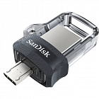 Память SanDisk USB Flash "OTG Dual Drive" 64GB, USB3.0/microUSB, Flash Drive, черный