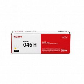 Картридж лазерный Canon 046 H Y 1251C002 желтый оригинальный повышенной емкости