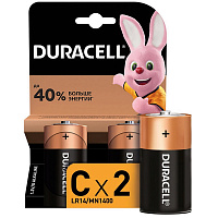 Батарейки Duracell C LR14 (2 штуки в упаковке)
