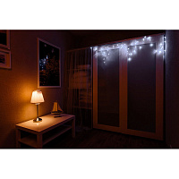 Гирлянда светодиодная Neon-Night Айсикл бахрома белый свет 48 светодиодов (1.8х0.5 м)